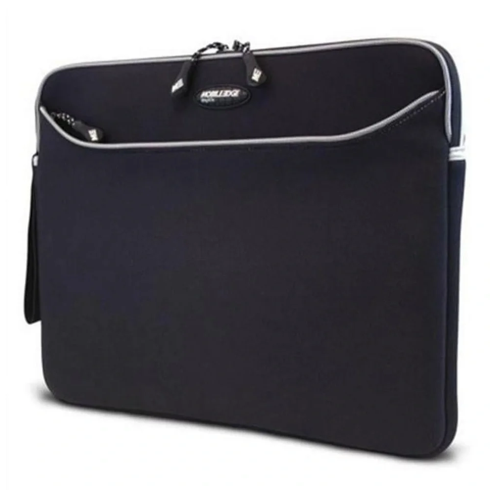Mobile Edge Neoprene Laptop Sleeve Black Zip Foam Tech Pouch Protective Cover